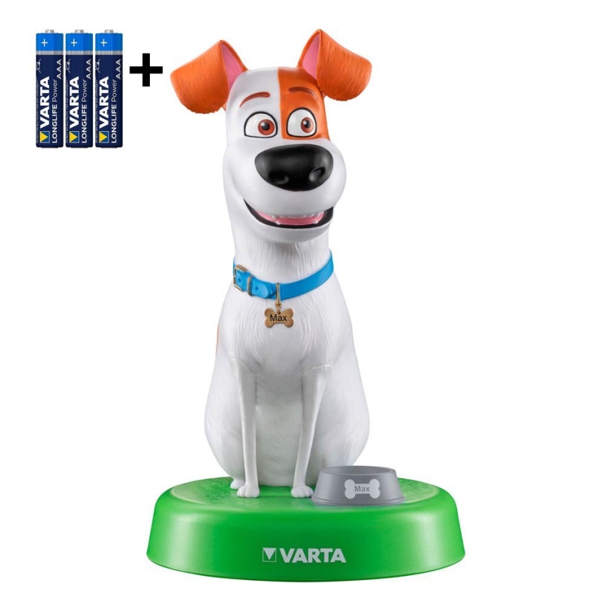 Varta 15641 - LED Dětská lampa THE SECRET LIFE OF PETS LED/3xAAA