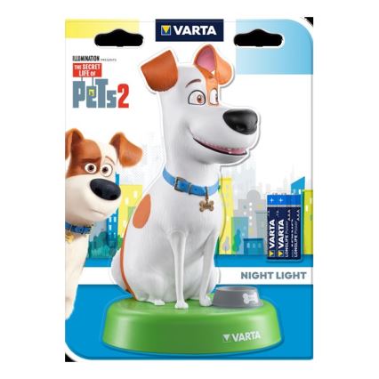 Varta 15641 - LED Dětská lampa THE SECRET LIFE OF PETS LED/3xAAA