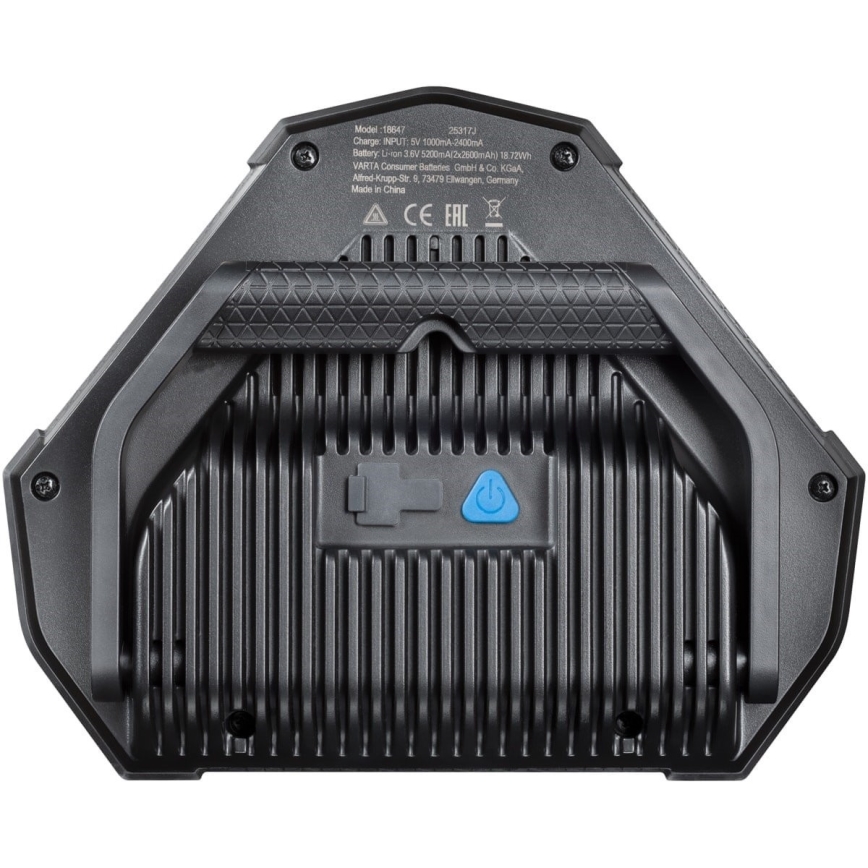 Varta 18647101401 - LED Přenosná svítilna WORK FLEX LED/12W/5V 5200 mAh IP54