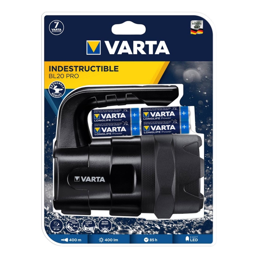 Varta 18751 - LED Svítilna LED/6W/6xAA IP54