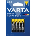 Varta 2003 - 4 ks Zinkouhlíková baterie SUPER HEAVY DUTY AAA 1,5V