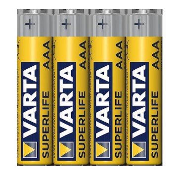 Varta 2003101304 - 4 ks Zinkochloridová baterie SUPERLIFE AAA 1,5V