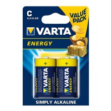 Varta 4114 - 2 ks Alkalická baterie ENERGY C 1,5V