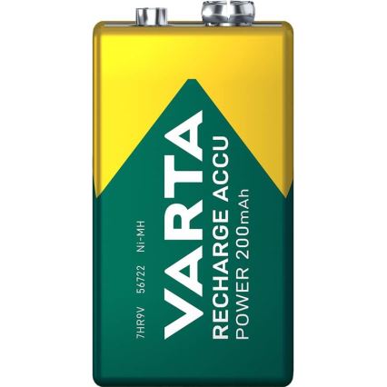 Varta 56722101401 - 1 ks Nabíjecí baterie ACCU Ni-MH/200mAh/9V