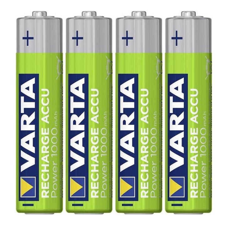 Varta 5703301404 - 4 ks Nabíjecí baterie RECHARGE  AAA 1,2V