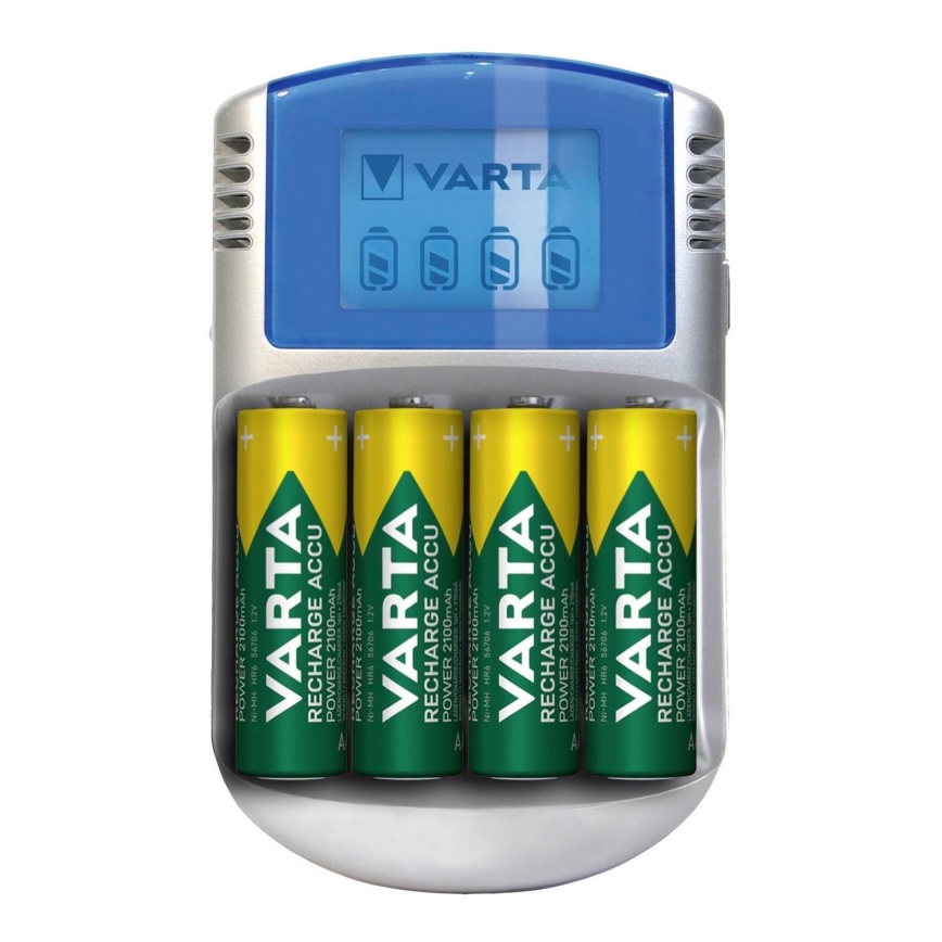 Varta 57070201451 - LCD Nabíječka baterií 4xAA/AAA 2600mAh 5V