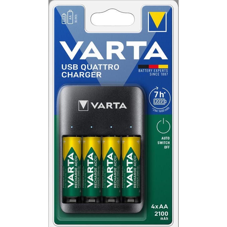 Varta 57652101451 - Nabíječka baterií 4xAA/AAA 2100mAh 5V