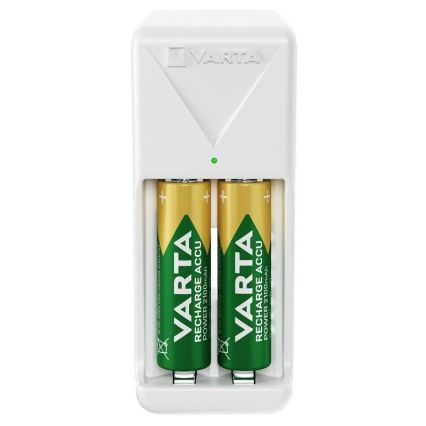 Varta 57656101451 - Nabíječka baterií 2xAA/AAA 2100 mAh 230V