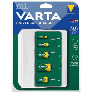 Varta 57658101401 - Nabíječka baterií AA/AAA/C/D/9V