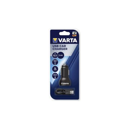 VARTA 57931 - Nabíječka adaptér do auta USB 12V