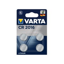 Varta 6016101404 - 4 ks Lithiová baterie knoflíková ELECTRONICS CR2016 3V