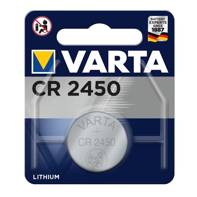 Varta 6450 - 1 ks Lithiová baterie CR2450 3V