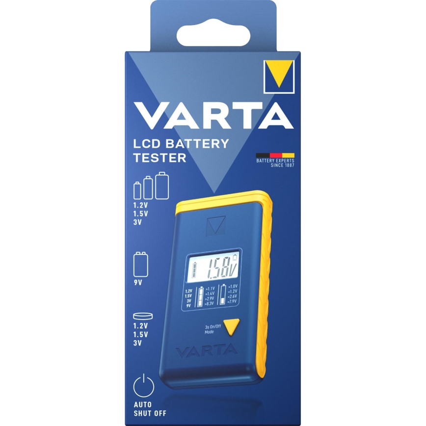 Varta 893101111 - Zkoušečka baterií 3V 2xLR44