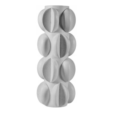 Váza 37x19 cm pryskyřice/matná bílá