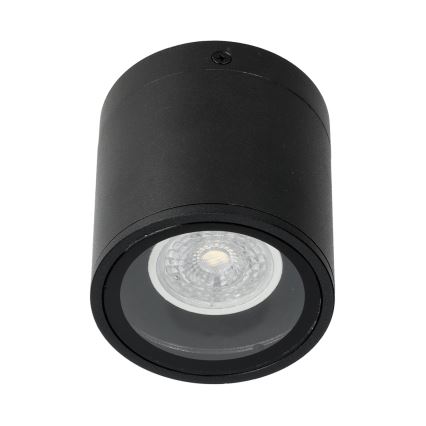 Venkovní bodové svítidlo 1xGU10/35W/230V IP54 kulatý černá