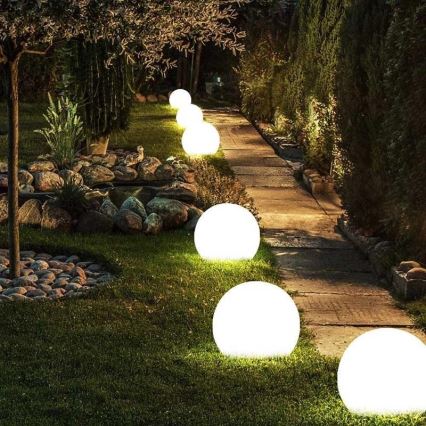 Venkovní dekorační svítidlo GARDEN BALL 1xE27/40W/230V IP65 pr. 25 cm