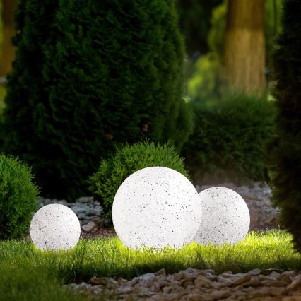 Venkovní dekorační svítidlo GARDEN BALL 1xE27/40W/230V IP65 pr. 25 cm