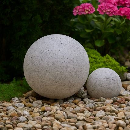 Venkovní dekorační svítidlo LUMISTONE 1xE27/15W/230V IP65 pr. 28 cm