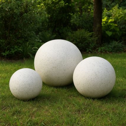 Venkovní dekorační svítidlo LUMISTONE 1xE27/15W/230V IP65 pr. 38 cm