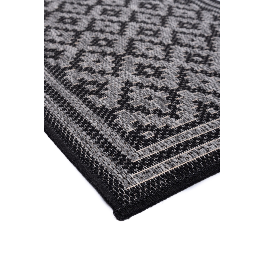 Venkovní koberec EXPRESS NEW OUTDOOR 160x220 cm antracit/šedá