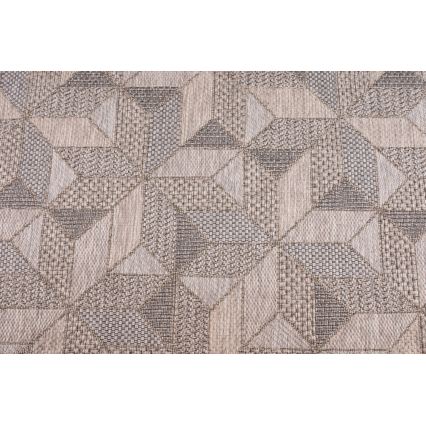 Venkovní koberec ORIA 70x140 cm šedá/béžová