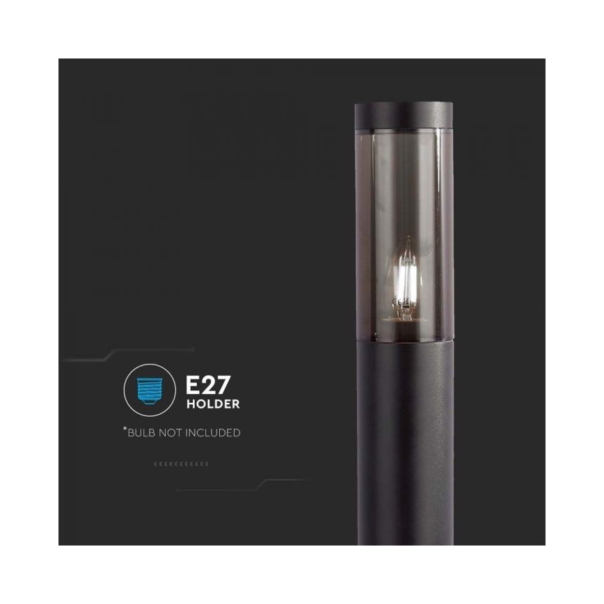 Venkovní lampa 1xE27/18W/230V IP44 100 cm