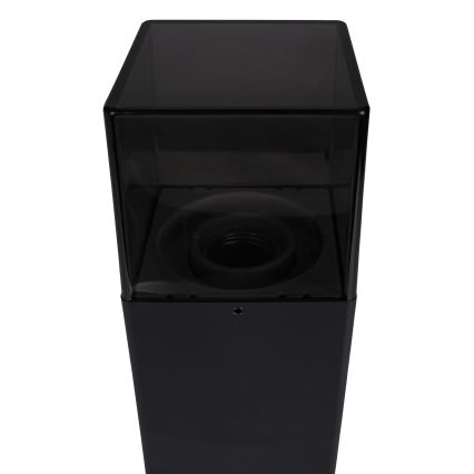 Venkovní lampa 1xE27/40W/230V IP44 80 cm černá/kouřová