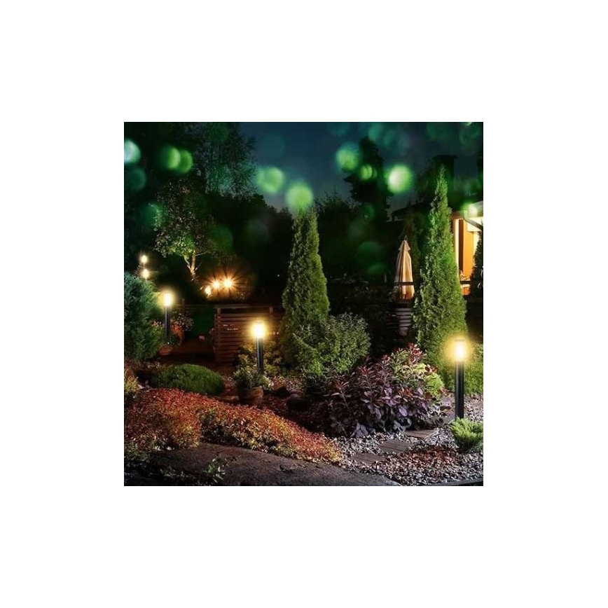 Venkovní lampa 1xE27/60W/230V IP44 80cm černá