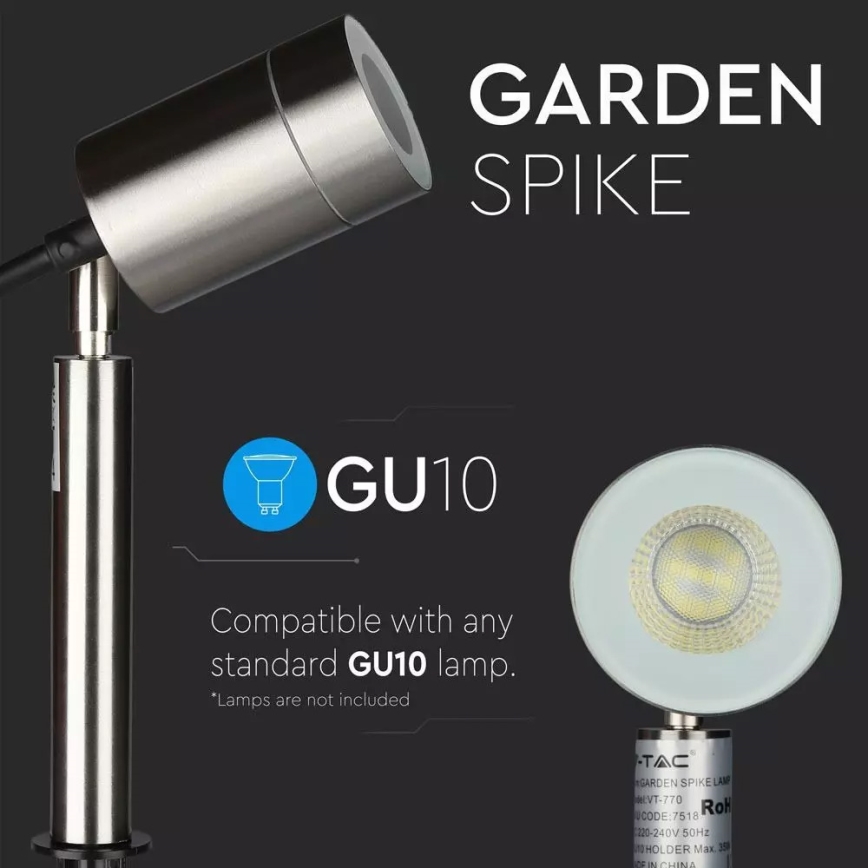 Venkovní lampa 1xGU10/35W/230V IP44