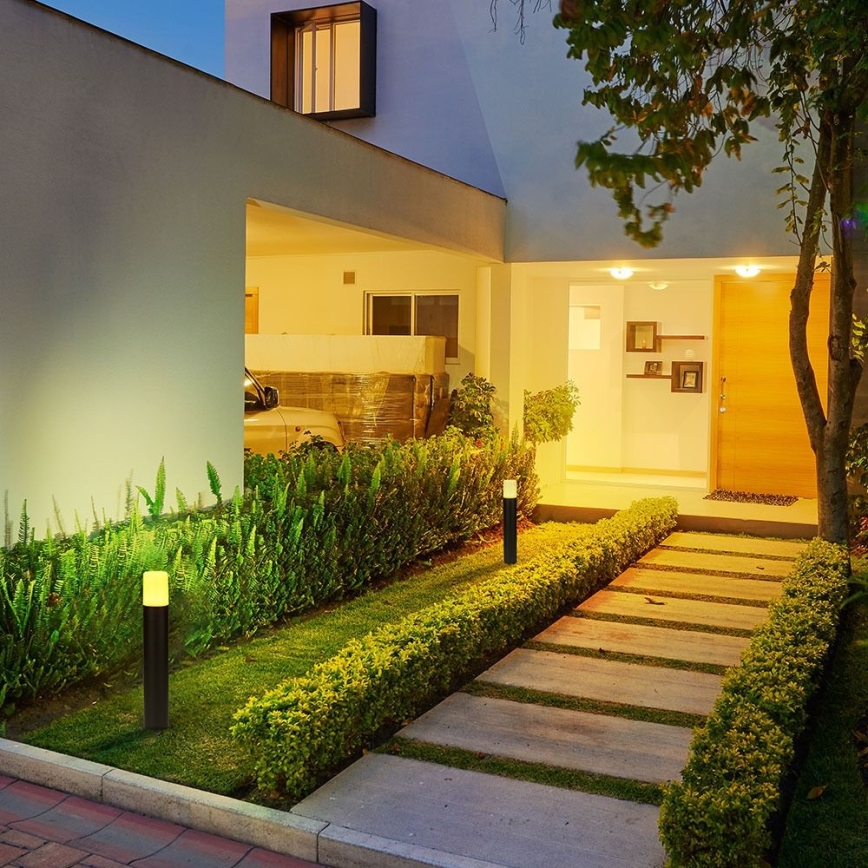 Venkovní lampa 1xGU10/35W/230V IP54 50 cm černá