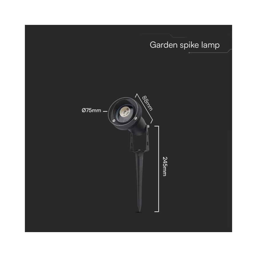 Venkovní lampa 1xGU10/35W/230V IP65