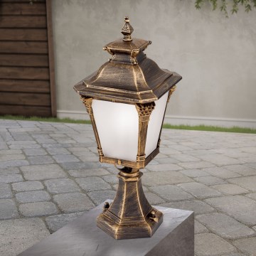 Venkovní lampa AIKO 1xE27/60W/230V 59 cm IP23 bronz/patina