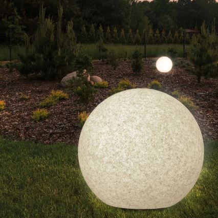 Venkovní lampa ARGENTO 1xE27/15W/230V pr. 30 cm IP65 šedá