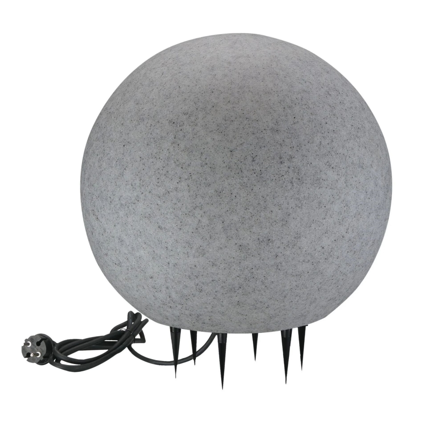 Venkovní lampa ARGENTO 1xE27/15W/230V pr. 40 cm IP65 šedá