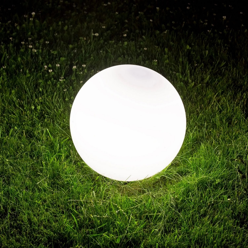Venkovní lampa ARGENTO 1xE27/15W/230V pr. 50 cm IP65 bílá