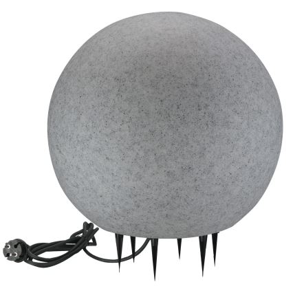 Venkovní lampa ARGENTO 1xE27/15W/230V pr. 50 cm IP65 šedá