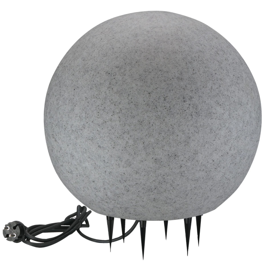 Venkovní lampa ARGENTO 1xE27/15W/230V pr. 50 cm IP65 šedá