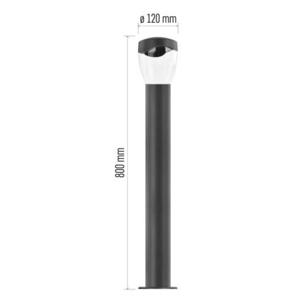 Venkovní lampa ARTEO 1xE27/15W/230V IP44 80 cm