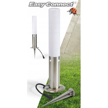 Venkovní lampa EASY CONNECT 1xE27/20W/230V IP44 nerez