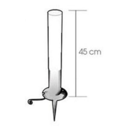 Venkovní lampa EASY CONNECT 1xE27/20W/230V IP44 nerez