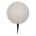 Venkovní lampa KULA 1xE27/60W/230V pr. 35 cm IP44 bílá