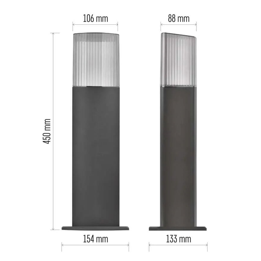Venkovní lampa LANA 1xE27/25W/230V IP54 45 cm