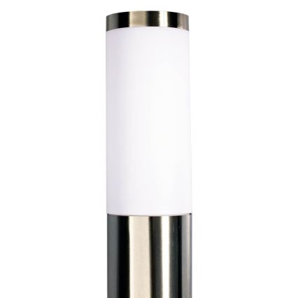 Venkovní lampa LIVIA 1xE27/10W/230V 45 cm IP44 stříbrná