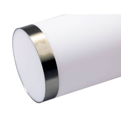 Venkovní lampa LIVIA 1xE27/10W/230V 45 cm IP44 stříbrná
