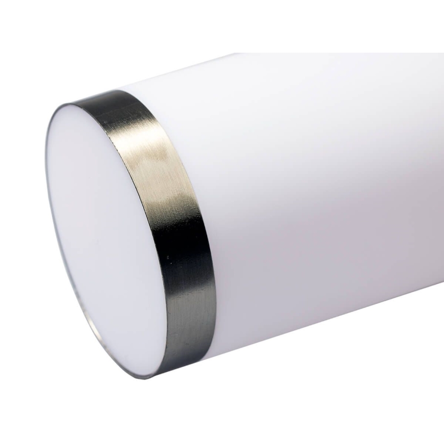 Venkovní lampa LIVIA 1xE27/10W/230V 45 cm IP44 stříbrná