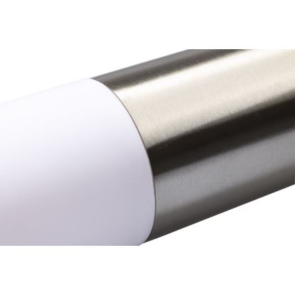 Venkovní lampa LIVIA 1xE27/10W/230V 45 cm IP44 stříbrná