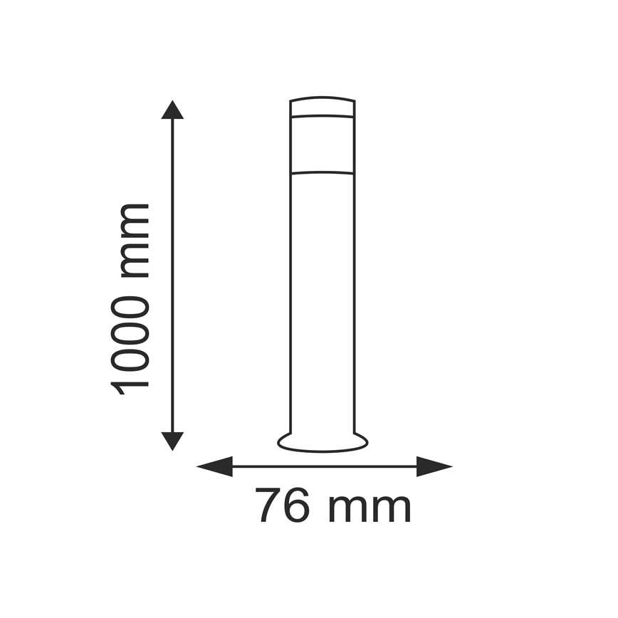 Venkovní lampa LIVIA 1xE27/40W/230V IP44