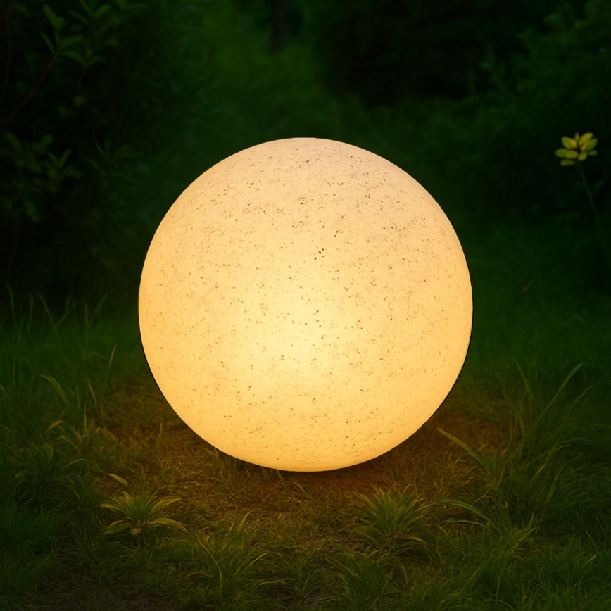 Venkovní lampa LUMISTONE 1xE27/15W/230V IP65 pr. 25 cm