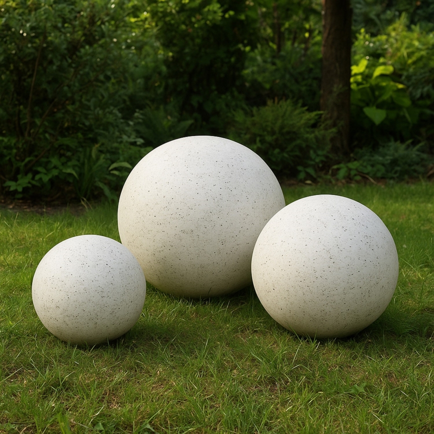 Venkovní lampa LUMISTONE 1xE27/15W/230V IP65 pr. 25 cm