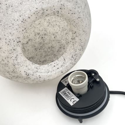 Venkovní lampa LUMISTONE 1xE27/15W/230V IP65 pr. 25 cm